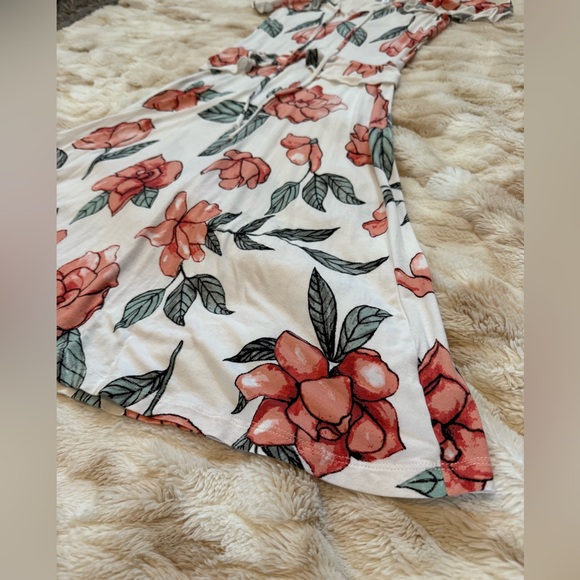 DownEast Teen Pink Floral Dress - Picture 5 of 8